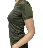 Женская футболка тактическая военная олива XS - изображение 5