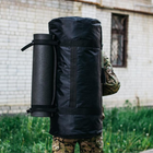 Універсальна сумка баул військова, армійський баул Оксфорд чорний 120 л тактичний баул-рюкзак - зображення 3