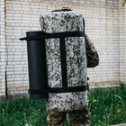 Универсальная сумка баул военная, армейский баул пиксель Оксфорд 120 л тактический баул-рюкзак - изображение 3