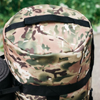 Универсальная сумка баул военная, армейский баул мультикам Оксфорд 100 л тактический баул-рюкзак - изображение 10