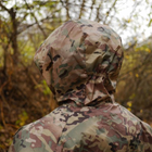 Тактический водозащитный комплект куртка и брюки с чехлом размер L мультикам - изображение 6