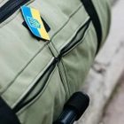 Универсальная сумка баул военная, армейский баул олива Оксфорд 120 л тактический баул-рюкзак - изображение 8