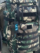 Універсальна військова сумка, армійська сумка містка 70л тактичний рюкзак Камуфляж - зображення 5