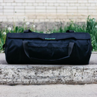 Универсальная сумка баул военная, армейский баул черный Оксфорд 100 л тактический баул-рюкзак - изображение 7
