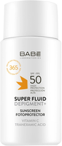 Fluid przeciwsłoneczny depigment Babe Laboratorios Sun protection z kwasem traneksamowym i witaminą C SPF 50 50 ml (8436571631978) - obraz 1