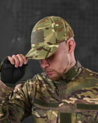 Тактичний військовий польовий костюм Defender ( Кітель + Футболка + Штани ), Камуфляж: Мультикам, Розмір: XXXL - зображення 6