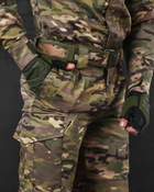 Тактический военный полевой костюм Defender ( Китель + Футболка + Штаны ), Камуфляж: Мультикам, Размер: XL - изображение 7