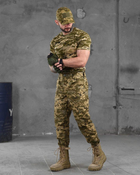 Тактический военный полевой костюм Combat ( Футболка + Штаны ), Камуфляж: Пиксель ВСУ, Размер: S - изображение 3