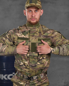 Тактичний військовий польовий костюм статутний Hunter ( Кітель + Штани ), Камуфляж: Мультикам, Розмір: L - зображення 4