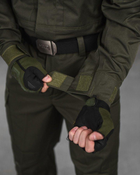 Тактичний військовий костюм Union ( Кітель + Штани ), Камуфляж: Олива, Розмір: XL - зображення 6