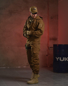 Тактичний військовий польовий костюм Varan ( Китель + Штани ), Камуфляж: Койот, Розмір: L - зображення 3