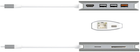 USB Hub J5create JCD383 USB-C 9 in 1 Silver (JCD383-N) - obraz 3