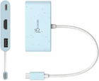 Адаптер J5create JCA379EC USB-C HDMI USB Type-A Cyan (JCA379EC-N) - зображення 3