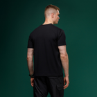 Футболка Basic Military T-Shirt. HMMWV. Cotton, чёрный. Размер M - изображение 4