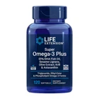 Омега-3, Super Omega-3 Plus EPA/DHA Fish Oil, Sesame Lignans, Olive Extract, Krill Astaxanthin - 120 softgels
