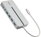 Док-станція Lindy DST-Mx Duo USB-C 4K 100W Silver (4002888433600) - зображення 4