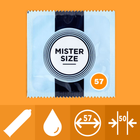 Prezerwatywy Mister Size Condoms dopasowane do rozmiaru 57 mm 36 szt (4260605480126) - obraz 3