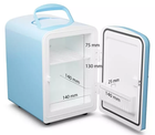 Косметичний міні-холодильник Fluff Cosmetic Fridge блакитний (5902539714883) - зображення 3