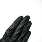 Перчатки нитриловые без талька Safe Touch Advanced Black размер L 100 шт (1187-TG_D) (0104309) - изображение 2