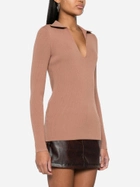 Пуловер жіночий Calvin Klein ckk20k206384pen S Бежевий (8720108929691) - зображення 1