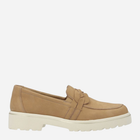 Loafersy damskie skórzane Remonte remd1h01-60 36 Ciemnobeżowe (4061811822355)