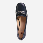 Loafersy damskie skórzane Hogl hog7104315-3500 37.5 Ciemnogranatowe (9010849087712) - obraz 4