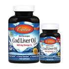 Жир із Печінки Тріски, Смак Лимону, Cod Liver Oil Lemon, Carlson, 150+30 желатинових капсул