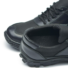 Тактичні кросівки літні PAV 304 чорні шкіряні прошиті 42 - зображення 9
