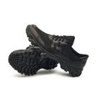 Тактичні кросівки літні PAV 307 чорні шкіряні сітка прошиті 43 - зображення 7