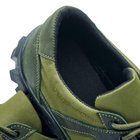 Тактичні кросівки літні PAV 307 олива хакі шкіряні прошиті 44 - зображення 10