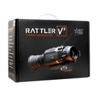 Тепловизионный прицел AGM Rattler V2 25-384 для военных ночной охоты выполнения задач 4 цветовые палитры функция SAR EMMC (16 ГБ) Wi-Fi PIP защита IP67 с OLED-дисплеем 1024×768 дальностью распознания 1200 м Черный - изображение 9