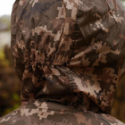 Тактичний водозахисний дощовик костюм комплект куртка та штани з чохлом розмір M піксель - зображення 9