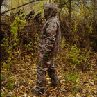 Тактический водозащитный дождевик костюм комплект куртка и брюки с чехлом размер XL мультикам - изображение 2
