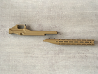 Ложе КРУК CRC 7R003L Coyote Tan для левостороннего Remington 700 Short Action