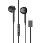 Наушники Hoco M101 Crystal joy wire-controlled digital earphones Type-C Черный