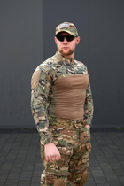 Тактическая боевая потоотводная рубашка Tactical Series Multicam мультикам 2XL - изображение 2
