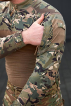 Тактическая боевая потоотводная рубашка Tactical Series Multicam мультикам 2XL - изображение 8