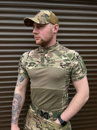 Летняя боевая рубашка потоотводная Tactical Series Multicam мультикам 3XL - изображение 3
