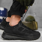 Тактичні кросівки літні Extreme Police ВТ1008 чорні шкіряні сітка прошиті 44 - зображення 4
