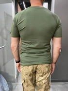 Футболка Combat, цвет Олива, размер L, с липучками для шевронов на рукавах, футболка Combat - изображение 3