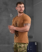 Армійська бавовняна футболка Смерть зачекає 2XL койот (87552) - зображення 2