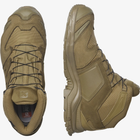 Тактичні кросівки SALOMON XA Forces Mid Gore-Tex l Coyote Brown, розмір 47 - зображення 4