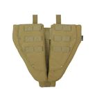 Универсальная сумка-защита паха (напашник) тройной с баллистическим пакетом 1 класс защиты Militex cordura Койот - изображение 10