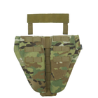 Універсальна сумка-захист паху (напашник) потрійний з балістичним пакетом 1 клас захисту Militex cordura Мультикам - зображення 6