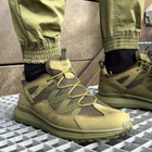 Тактические кроссовки летние Stimul Райдер хаки олива кожаные сетка 44 - изображение 9