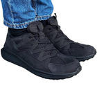 Тактичні кросівки літні Stimul Райдер чорні шкіряні сітка 45 - зображення 4