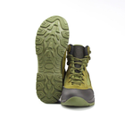 Берцы летние тактические ботинки Stimul Титан хаки олива кожаные сетка 45 - изображение 5