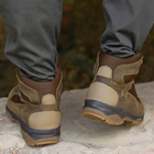 Берці літні тактичні черевики Stimul Титан койот шкіряні сітка 45 - зображення 10