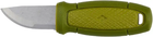 Туристичний маленький ніж з кресалом Morakniv Eldris Neck Knife Green нержавіюча сталь - зображення 1