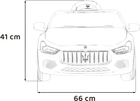 Samochód elektryczny Ramiz Maserati Ghibli Biały (5903864941937) - obraz 2